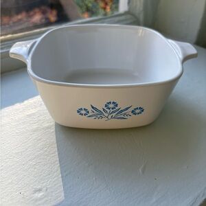 Corning Ware Blue Cornflower Small Casserole 2 3/4 cup dish